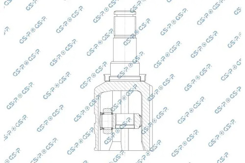 Joint cardan 601186 gsp - de,